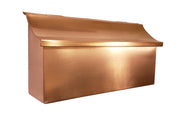 Flush Mount Copper Mailbox, 16 Ounces Copper Colored Mailbox