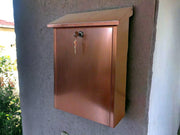 Large copper mailbox