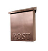 Embossed copper mailbox