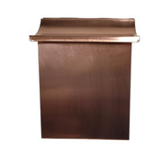 Flush Mount vertical Copper Mailbox